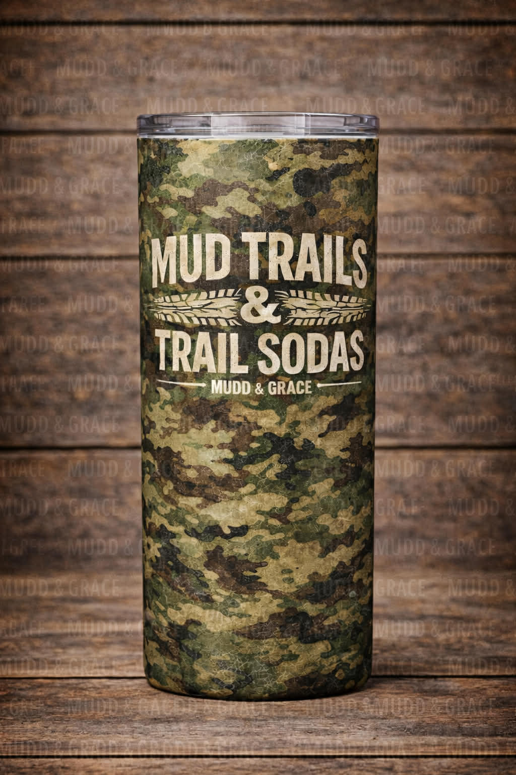 Mudd trails and trails sodas tumbler