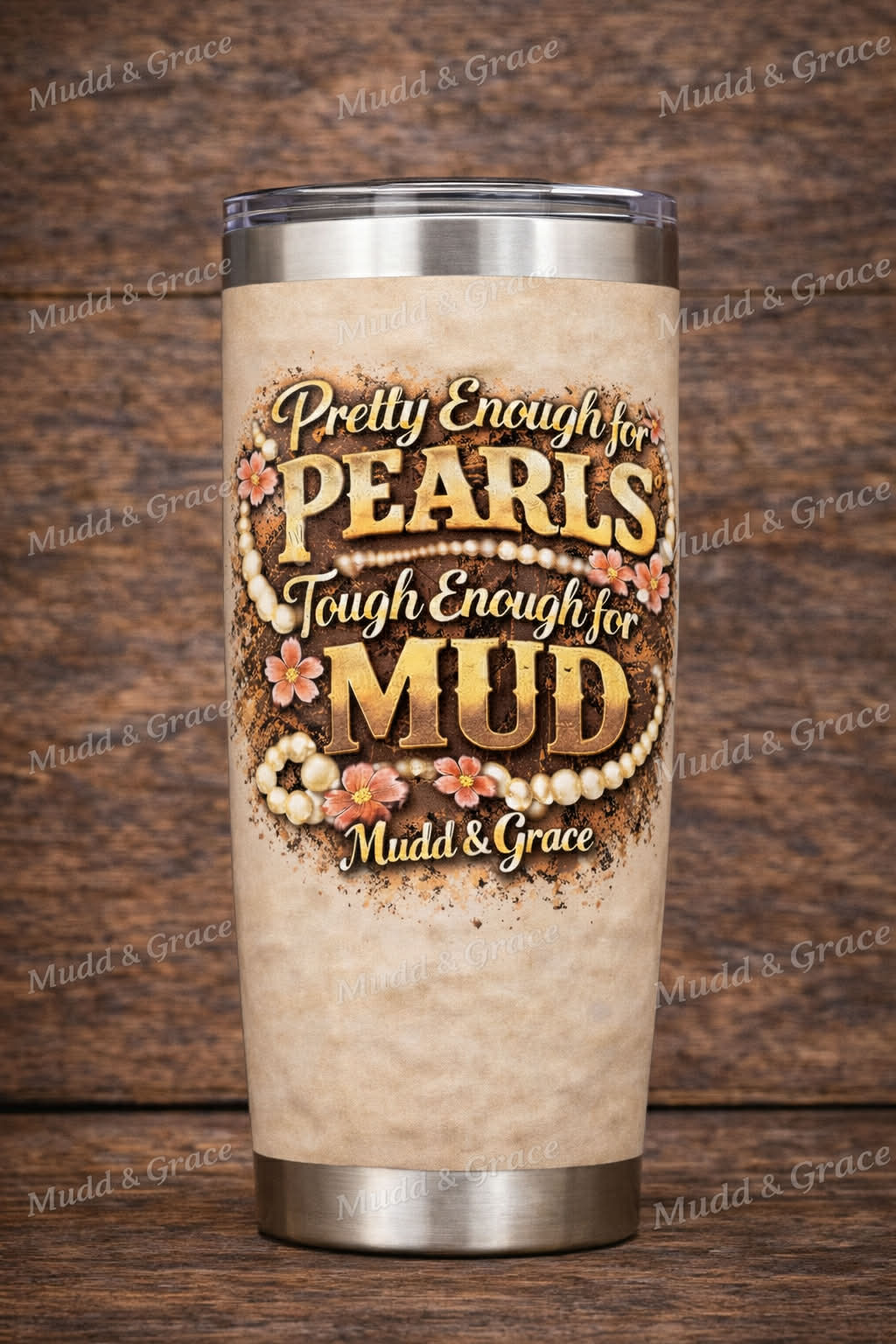 Pretty Enough for Mud, Tough enough for pearls Graphic tee bundle