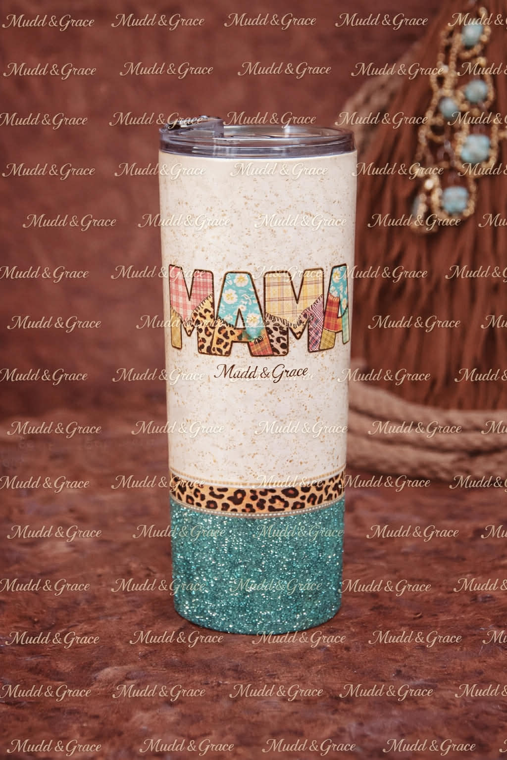 LEOPARD,FLORAL,PATCHWORK,GLITTER MAMA-TUMBLER-20/30 OZ