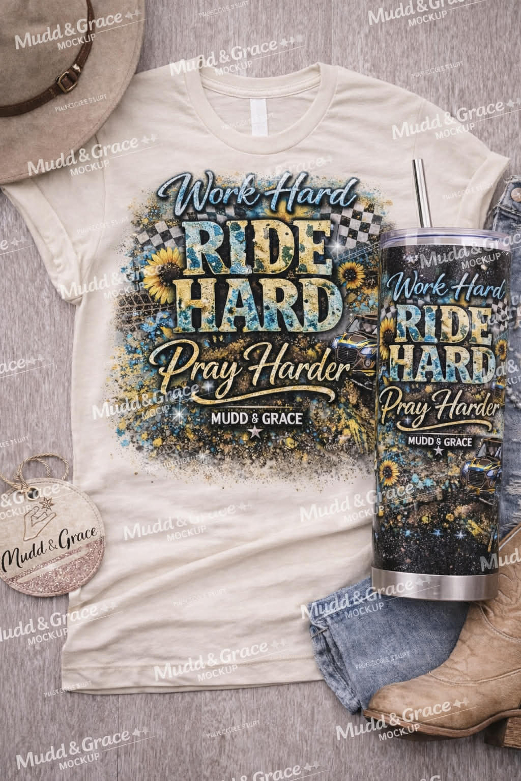 Pray Hard Ride Dirty Stay Pretty Bundle