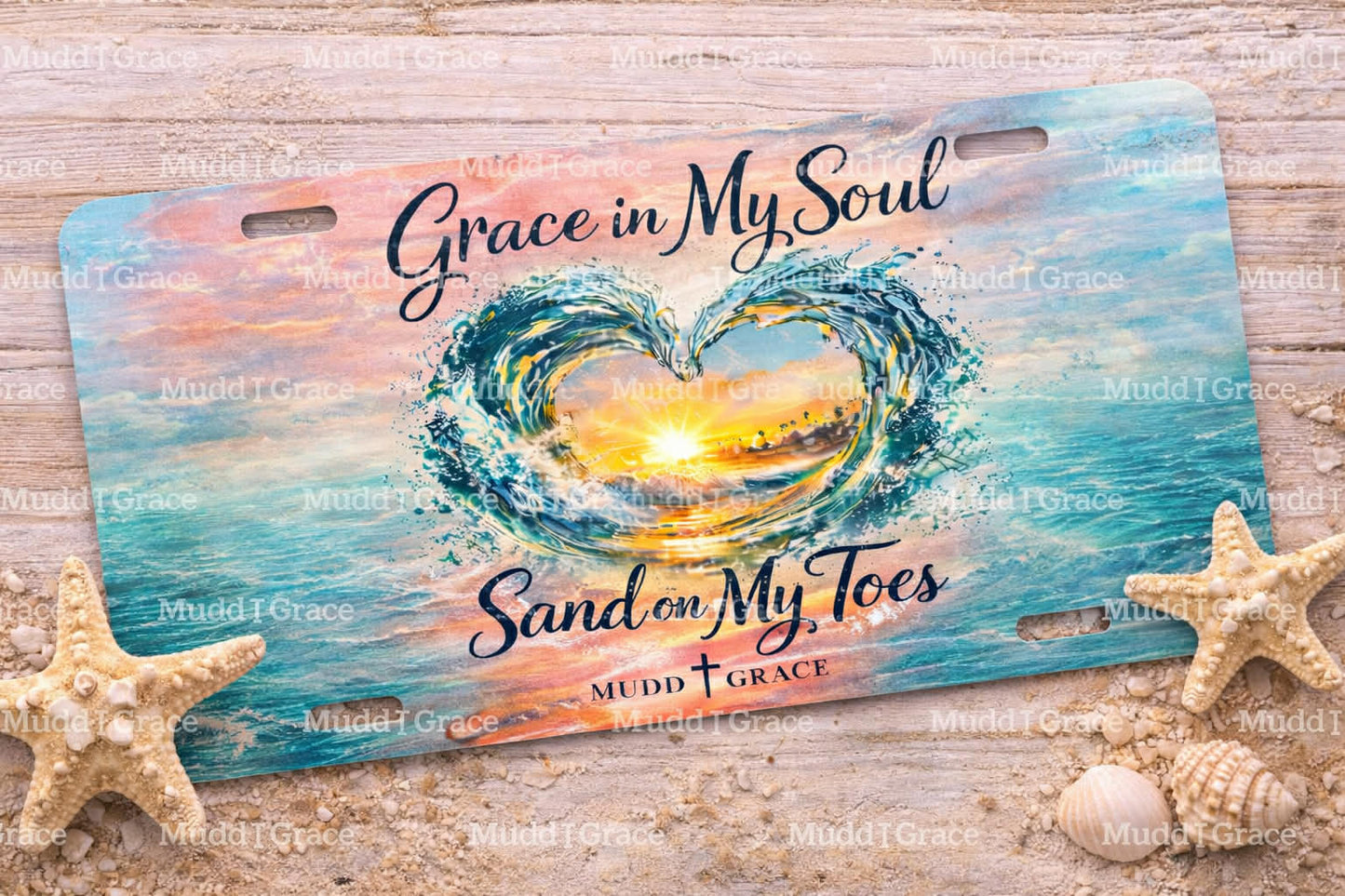 Grace in My Soul car Tag
