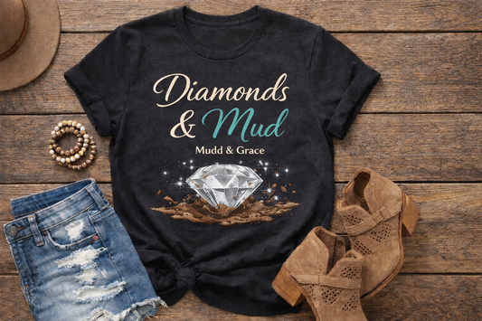 Diamonds & Mud Tee