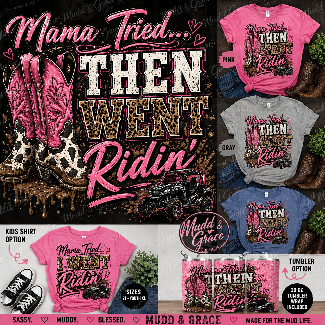Mama Tried... Then Went Ridin' Tee