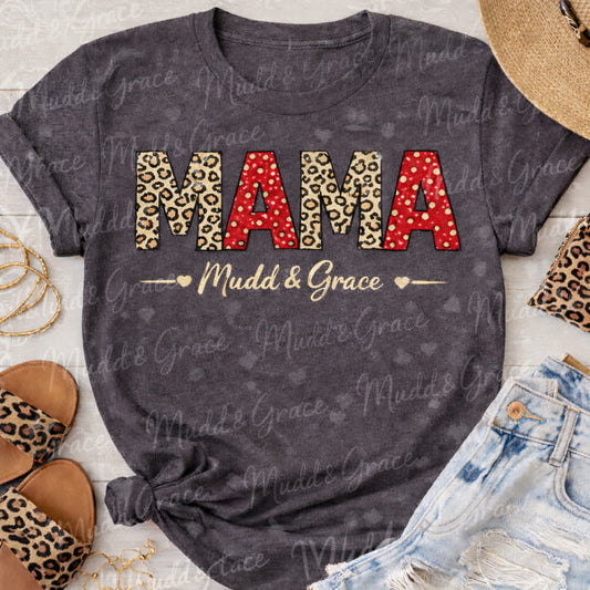 Mama Patchwork Tee